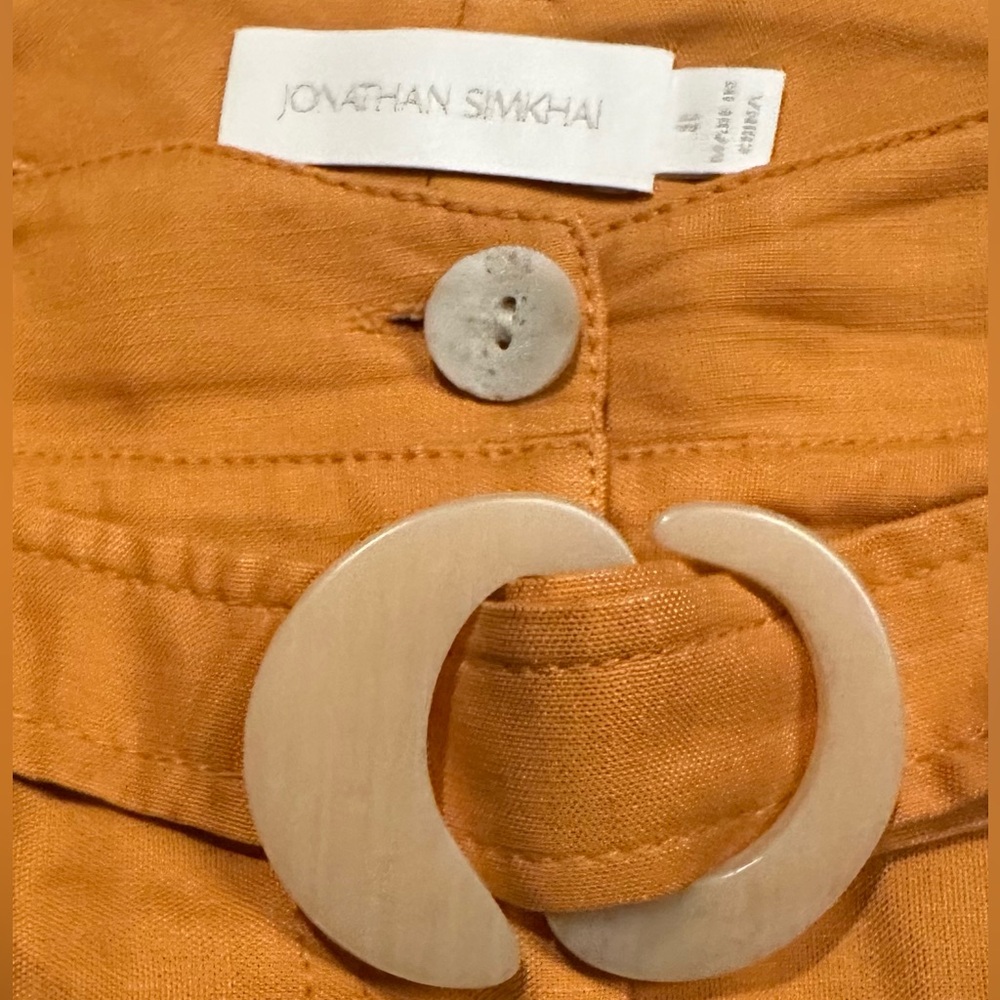 Jonathan Simkhai Yellow Cargo 🩳